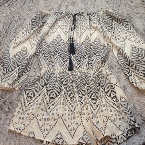 Off the shoulder romper