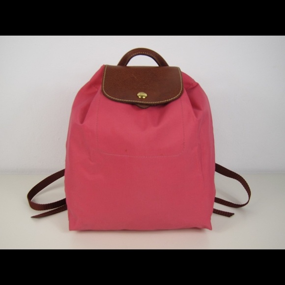 Pink Longchamp Backpack - never worn!