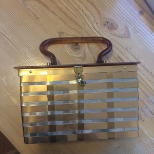 Vintage metal box purse