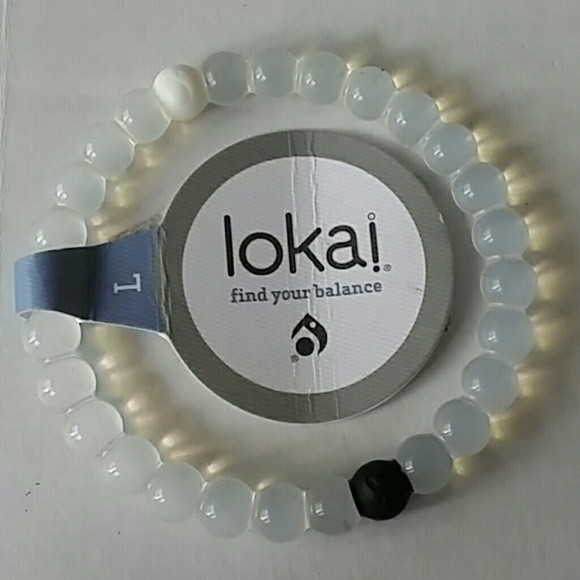 Clear Lokai bracelet