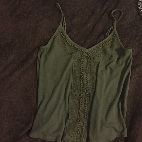 Olive tank top