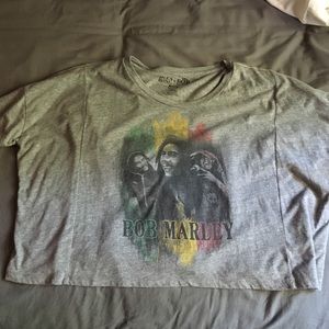 Bob Marley cropped t shirt