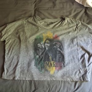 Bob Marley cropped t shirt