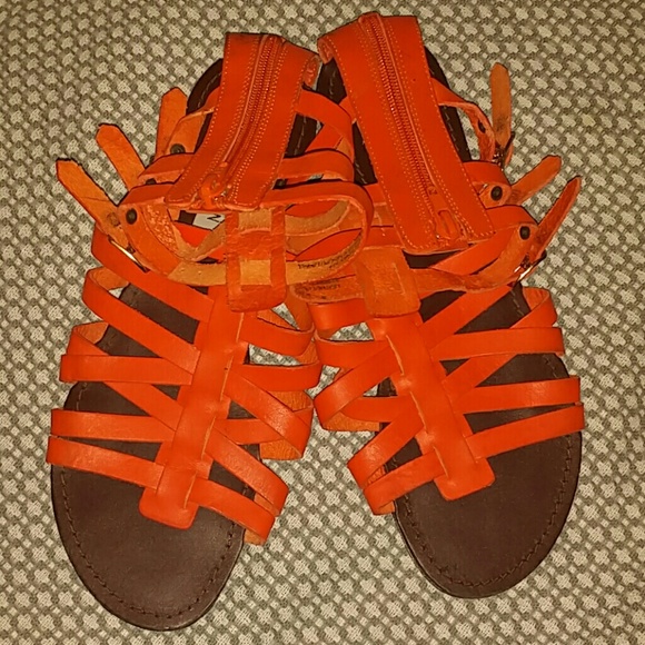Orange Gladiator  Steve madden