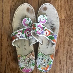 Floral Jack Rogers Sandals