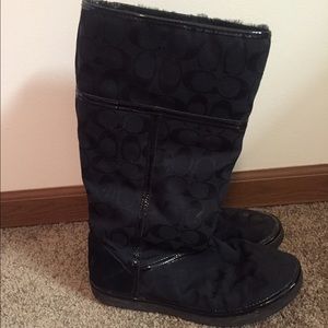 Coach winter boots