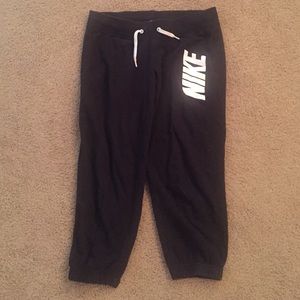 Nike crop sweatpants