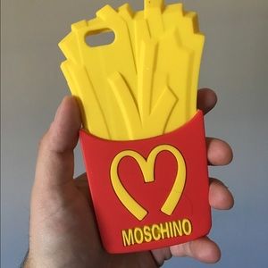 iPhone 6 Moschino French fry case.