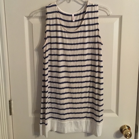 Pink Blush Maternity Striped Top
