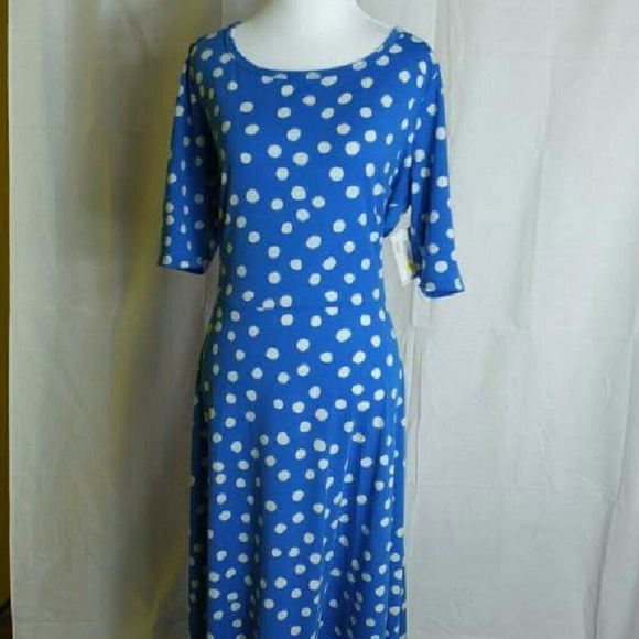 LULAROE#NWT #ANA#Maxi #blue #white - Picture 1 of 2