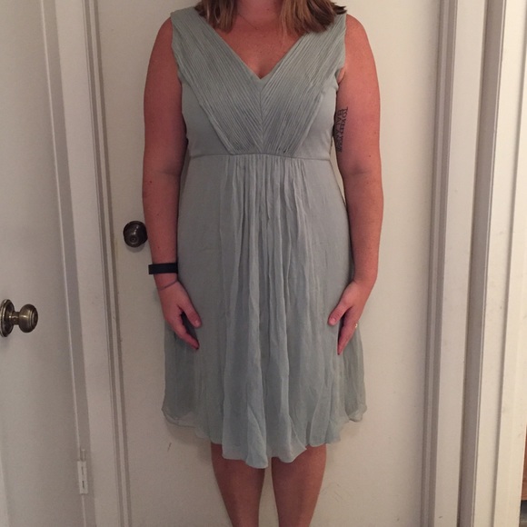 NWT J. Crew Dusty Shale Louisa Dress SZ 16