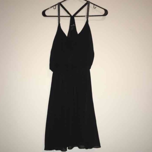 Black flowy dress
