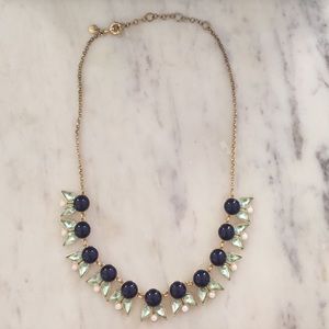 J. Crew pearls and petals necklace