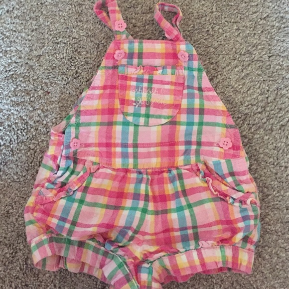 🔺SOLD🔺 Oshkosh B'Gosh 9 Month Overalls - Picture 3 of 4