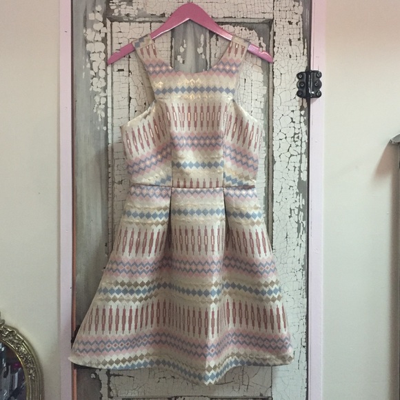 Metallic Cocktail Dress