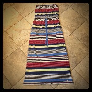 Tommy Hilfiger strapless maxi dress