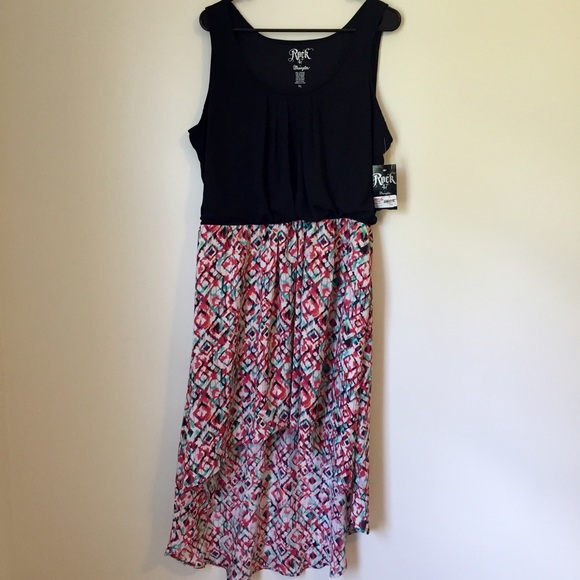 Sleeveless High Low Dress
