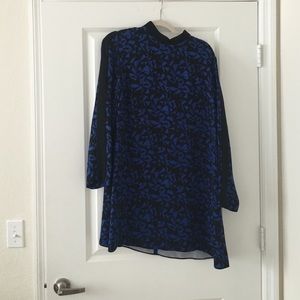 Dark blue and black dress