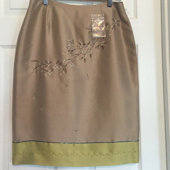 Skirts- Raw silk and Linen