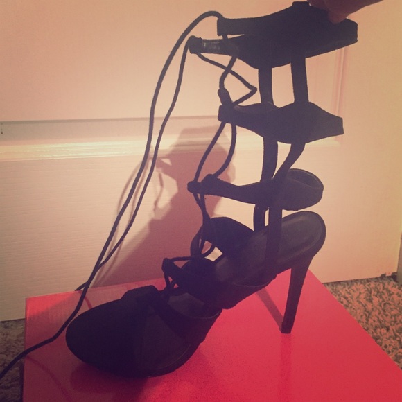 Charlotte Russe Lace-Up Heels