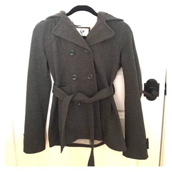 Full Tilt Grey Pea Coat
