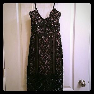 Black lace dress