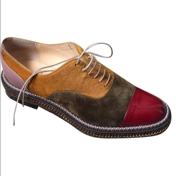 Size 7 Christian louboutin oxfords - Picture 1 of 3