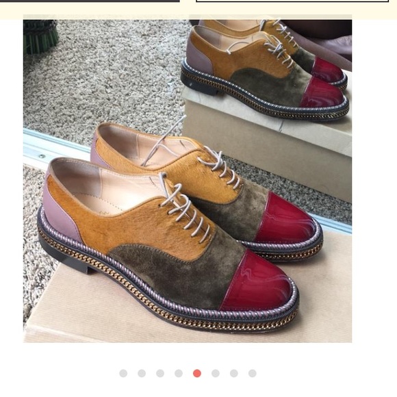 Size 7 Christian louboutin oxfords - Picture 2 of 3