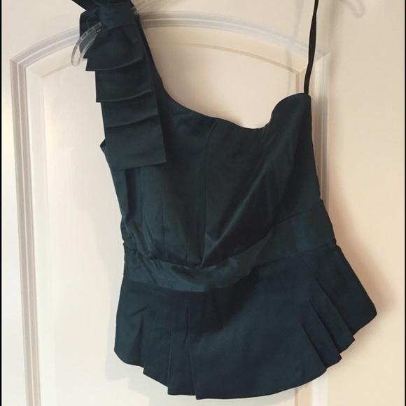 French Connection green one should top. US size 0