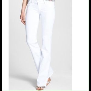 NWOT♥️HOT & SEXY Bodycon Bootcut White Jeans