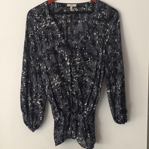 Joie silk faux wrap top