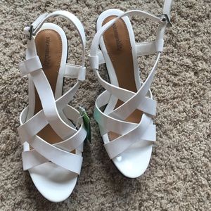 Brand New White Solesensibility size 10 sandals