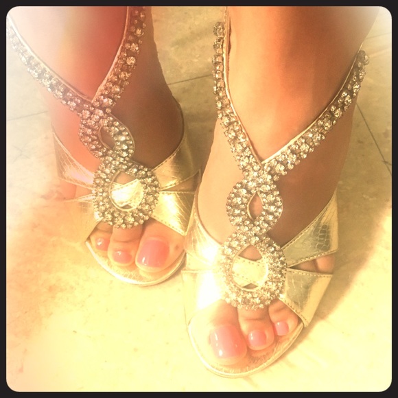 Aldo "Frloasil" Rhinestone Sandals