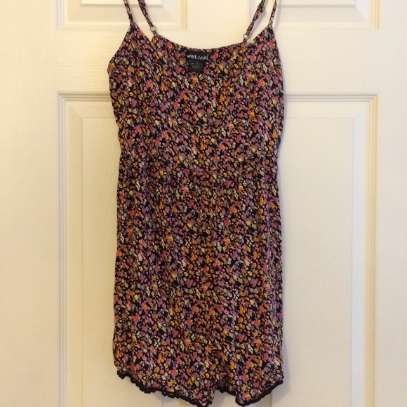Floral Tank Romper