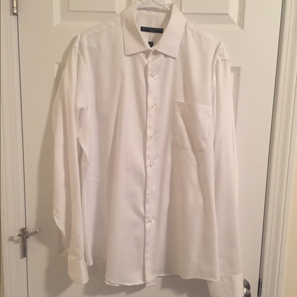 Mens Geoffrey Beene fitted button up shirt