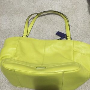 Brand new coach leather shoulder bag