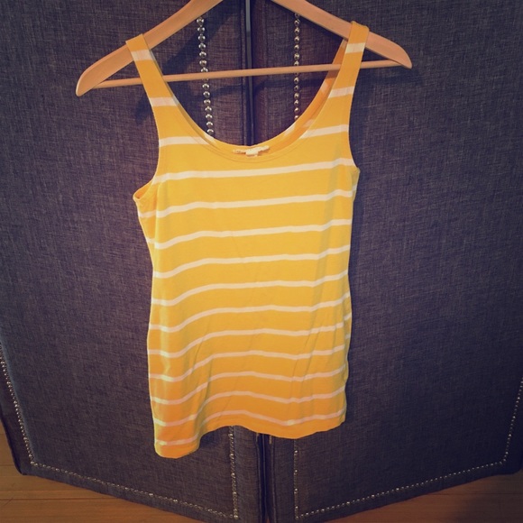 Yellow and white striped dress - Picture 1 of 1