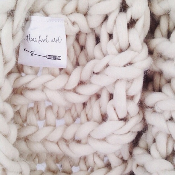 Knitted Cotton Snood Infinity Scarf - Picture 3 of 4