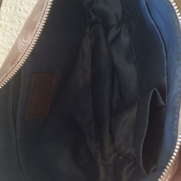 authentic coach madison dot tan purse - Picture 3 of 4