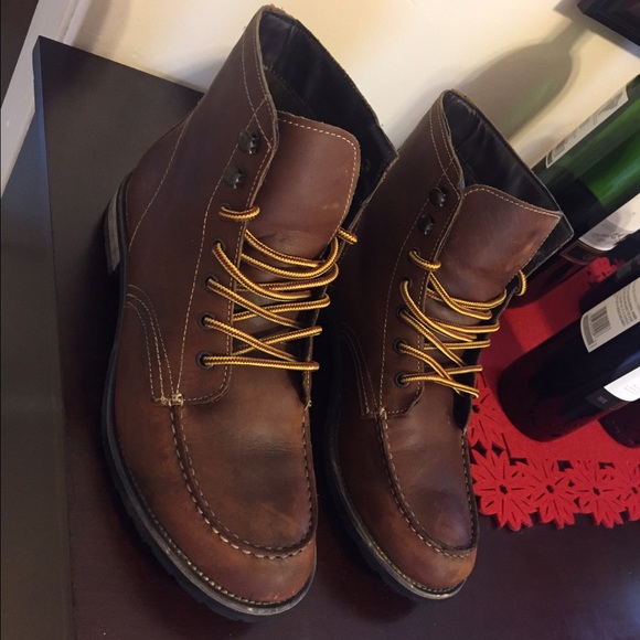 Brown Tyler Jeffrey Men's Leather Booy size 9.5