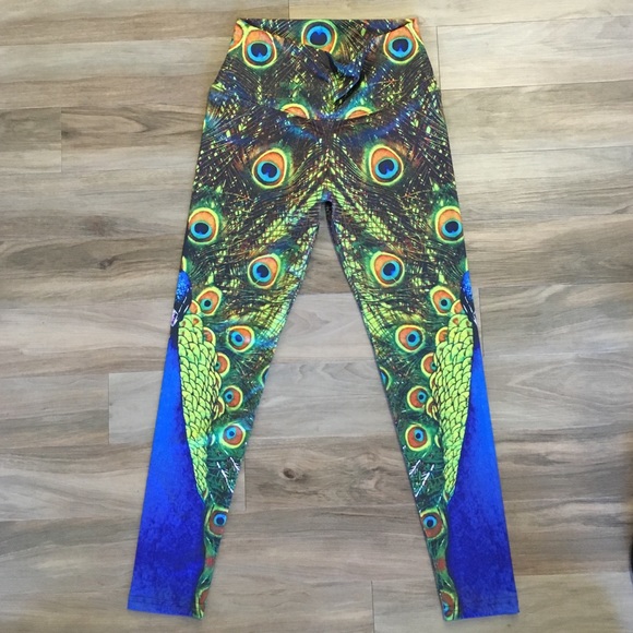 Om Shanti Clothing Pants - Om Shanti Peackock Legging