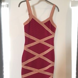 Bodycon fitted dress from Saks by Stretta.