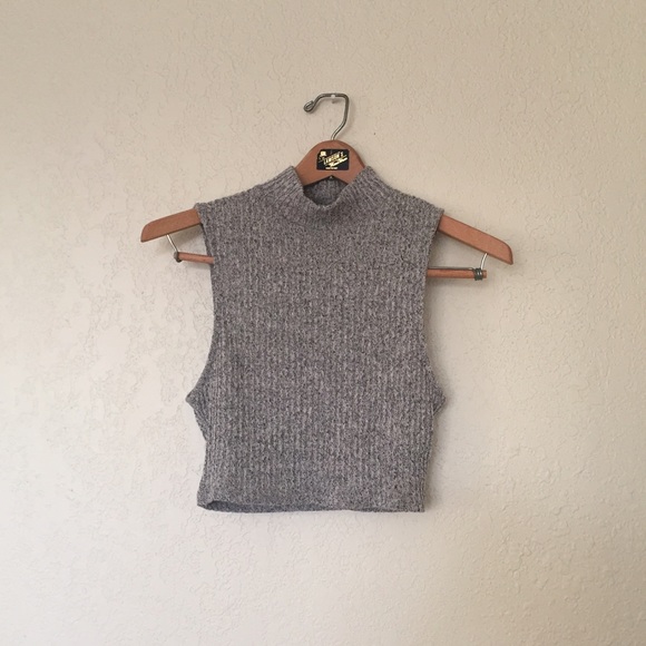 ❗️SOLD❗️Silence + Noise Marled Mock Neck Tank Top