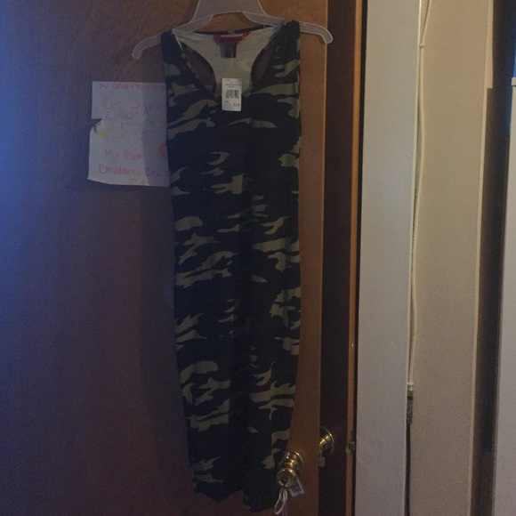 camouflage dress (up to knees )