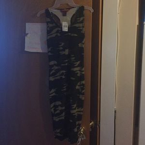 camouflage dress (up to knees )