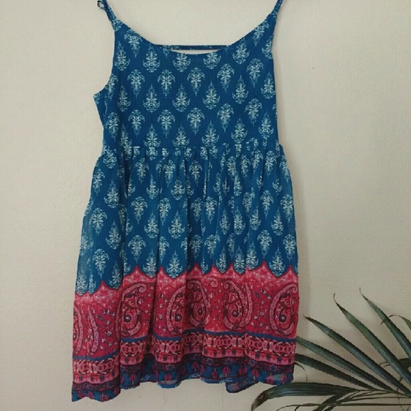 Boho babydoll dress