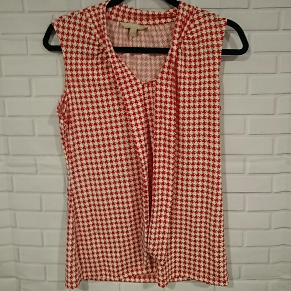 Banana Republic houndstooth blouse
