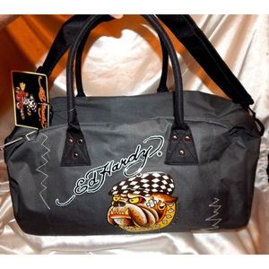 ed hardy duffle bag