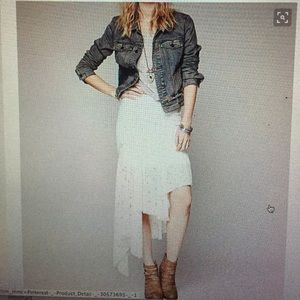 Free people Annabelle lace skirt