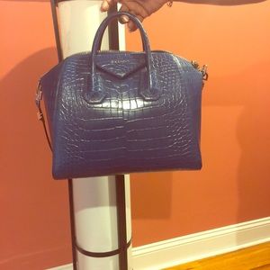 Givenchy antigona alligator satchel handbag